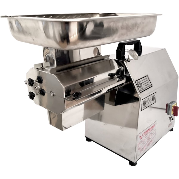 American Eagle AE-GMC22N 2" Stainless Steel 1.5HP Large Capacity Commercial Electric Meat Cutter Kit AE-GMC22N-2 - main